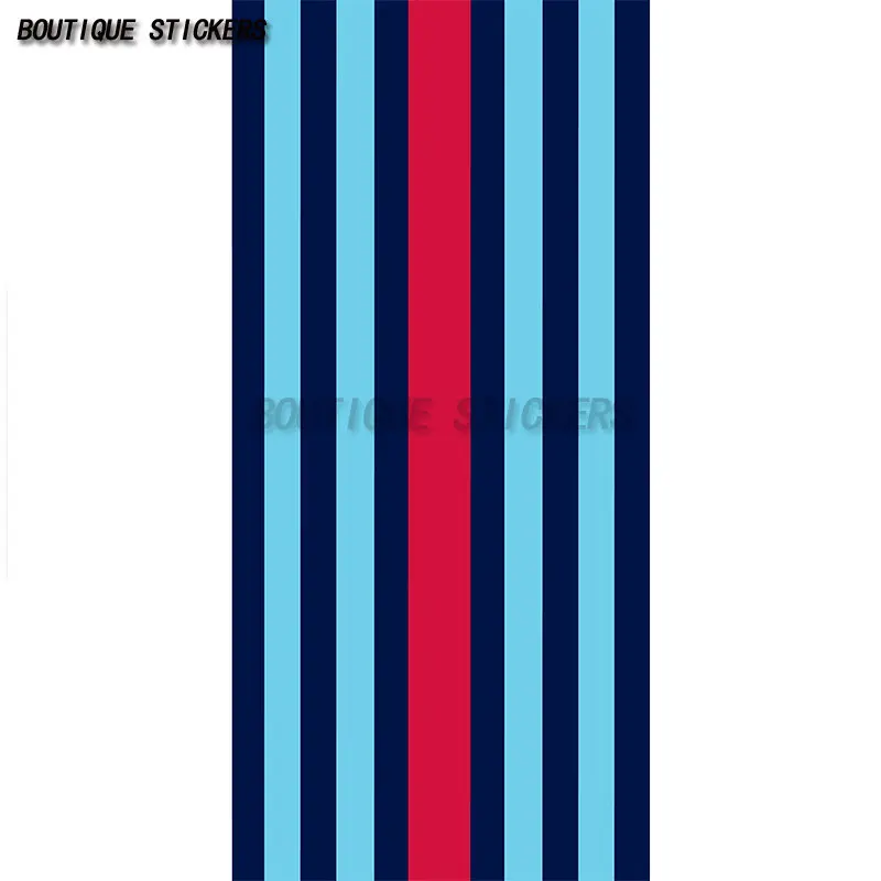 Car and Motorcycle Decoration Accessories Cool MARTINI Racing Sticker Waterproof PVC Decal Suitcase Laptop Decal Cover Scratches
