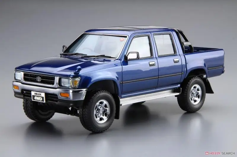 Prefabricated assembly model Aoshima-06217 1/24 LN107 Hilux Double Cab 4WD 1994 car model kit