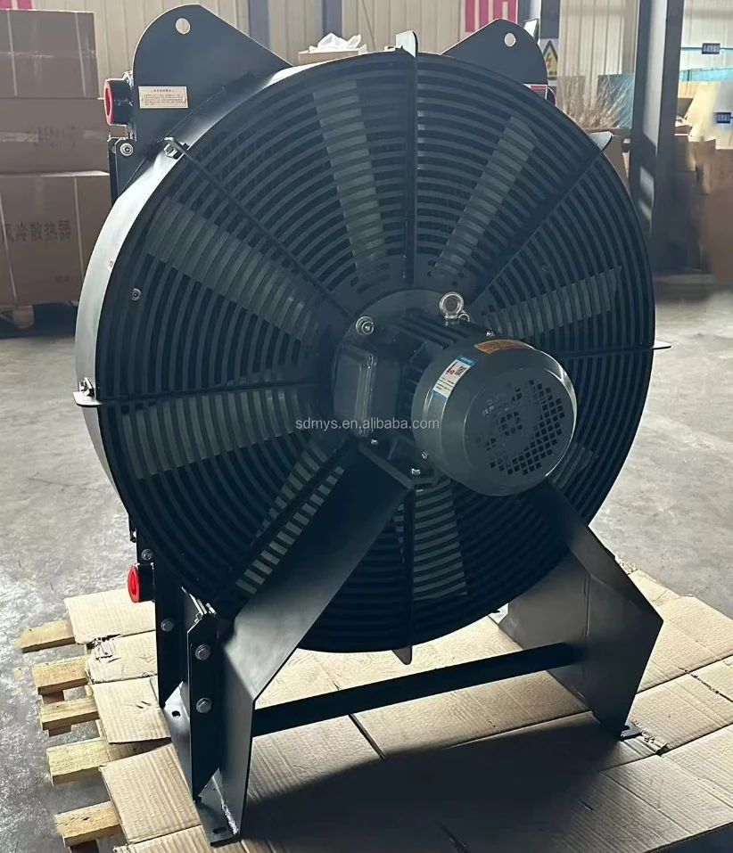 

Customizable YG Series High Efficiency Oil Cooler High Performance Fan Aluminum Cone Crusher Lubrication Station Radiator