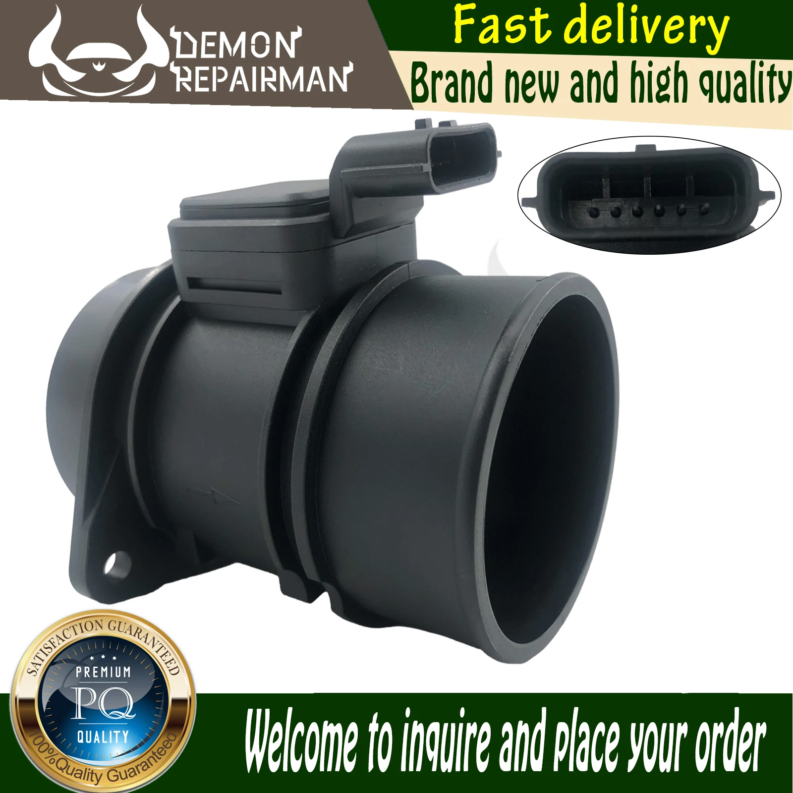 5WK97007 Air Flow Meter Compatible with Renault Trafic Master Kangoo Megane Scenic Vauxhall Vivaro Movano 1.5L1.6L2.0L2.2L2.3L