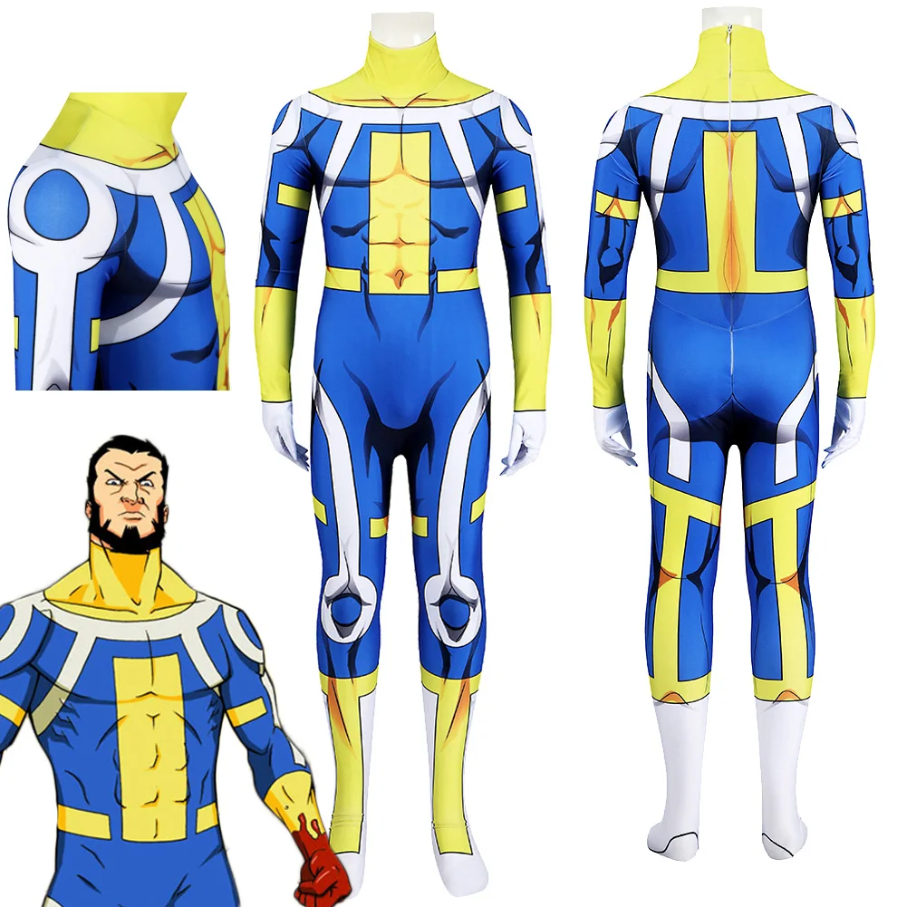 

Cartoon Invincible Cosplay The immortal Jumpsuit Clothing Party Disguise Roleplay Costume Outfits Halloween Carnival Party Suits