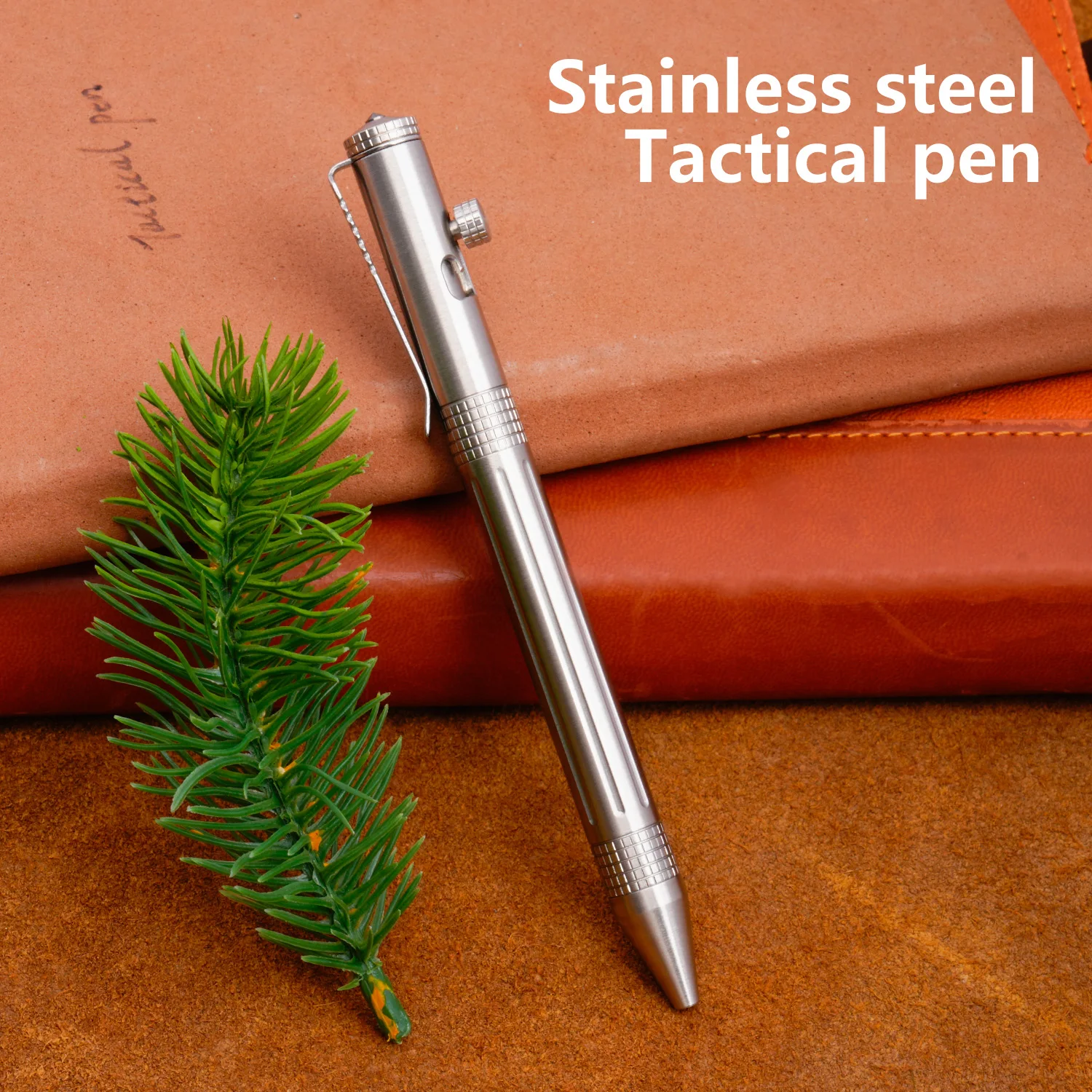 

Stainless steel writing pen.Portable neutral pen.A gift for a friend.