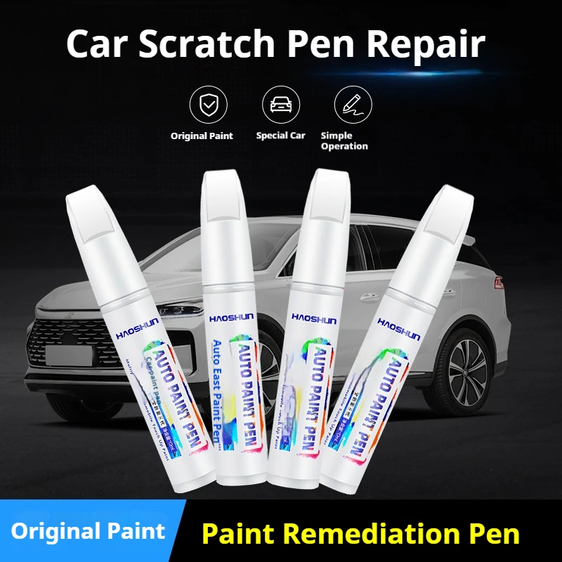 Подходит для FAW Volkswagen: Карандаш-корректор подкраски кузова (цвета Candy White LB9A Polar LC9A L0K1 LY9C Y9H Crystal LU9E) ремонта автомобилей