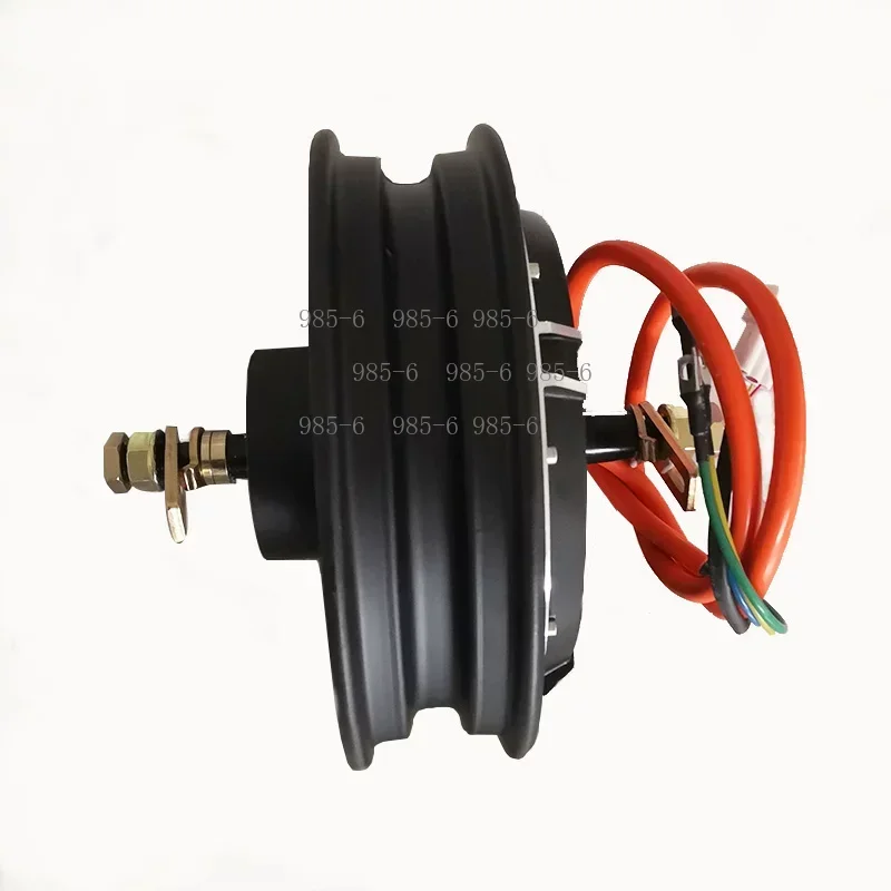 10 Inch 2000W 45H V4 Power Saving Version Motor, 48-96V Electric Motorcycle Hub Motor