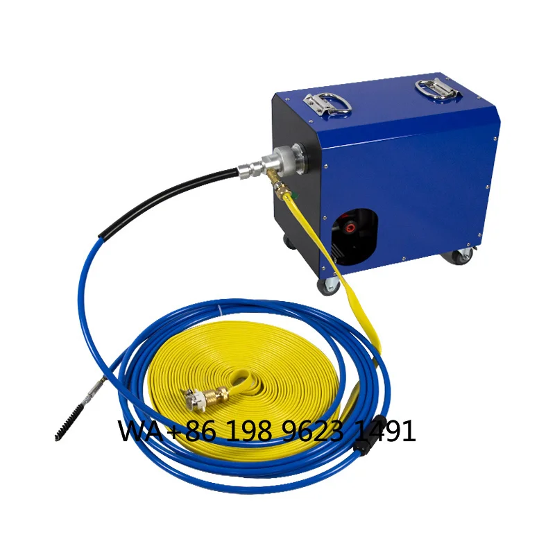 

High Efficiency Industrial Water Jet Cleaning Machine Heavy Duty High Pressure Pipe Tube Cleaning Equipment
