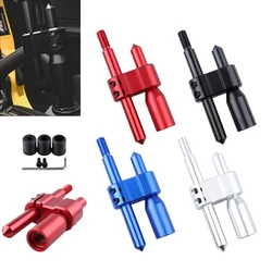 New M12*1.25 Automotive Aluminum H-shift Knob Extension Adjustable Extender Fashion shift lever with three adapters