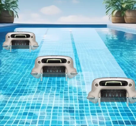 

Auto Pool Skimmer Cleaning Robot Automatic Outdoor Swimming Pool Cleaner Made of Plastic