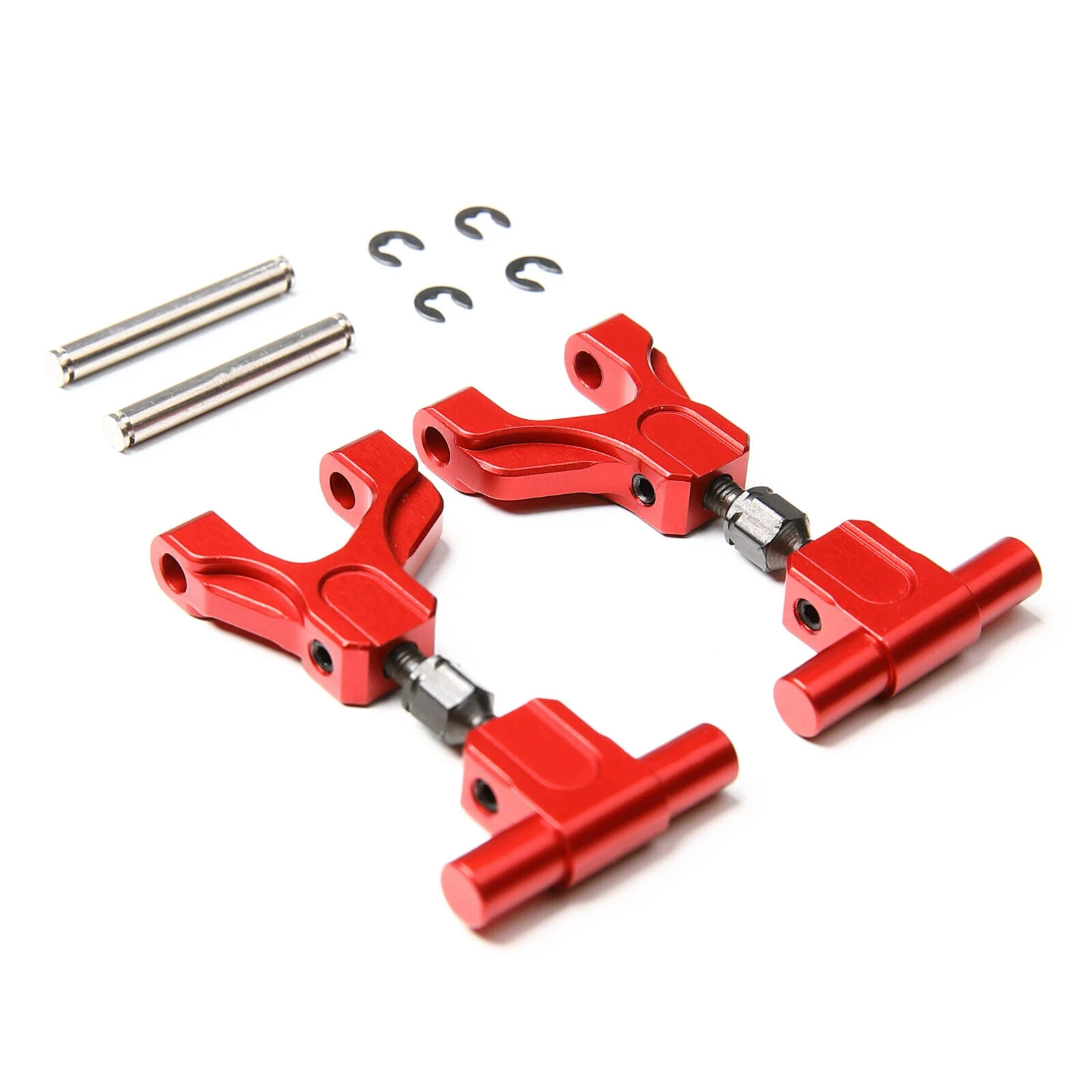 Aluminum TT-02 Front Rear Ajustable Suspension A Arm Set for RC Car Tamiya TT02