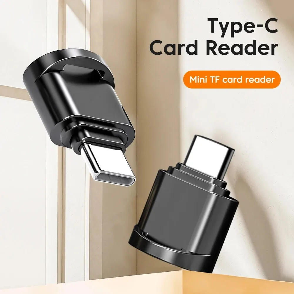 

Type C Card Reader USB C To TF Card Memory Reading High-speed Transfer Cardreader Support OTG For PC Laptops Samsung Xiaomi