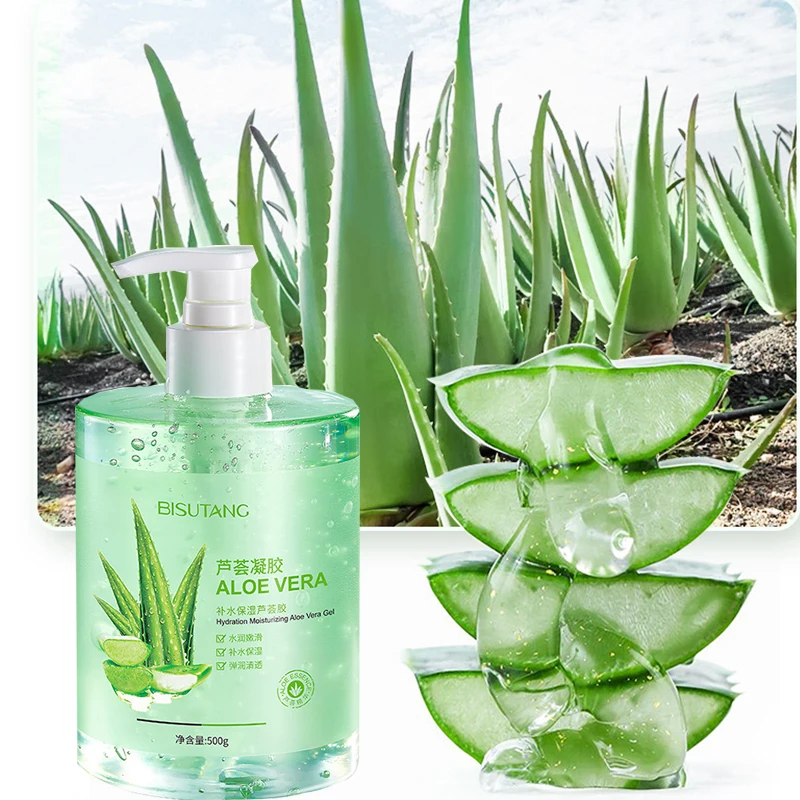 

Moisturizing aloe gel can control oil fade acne repair and shrink pores moisturize moisturize and tender skin after sunning