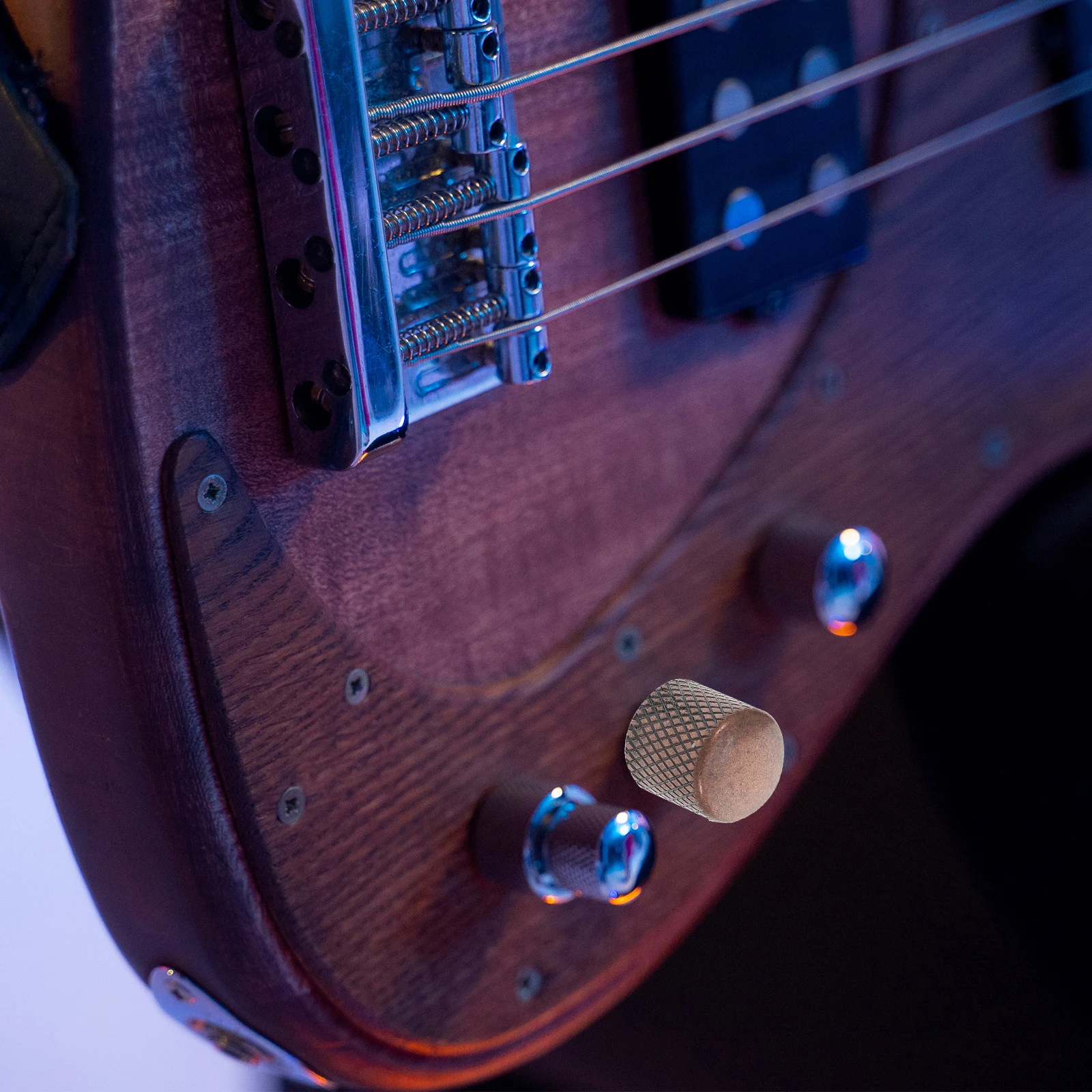 

Electric Guitar Knob Cap Potentiometer Caps Metal Pedal Knobs Volume Parts Tone Replacement Shaft Control