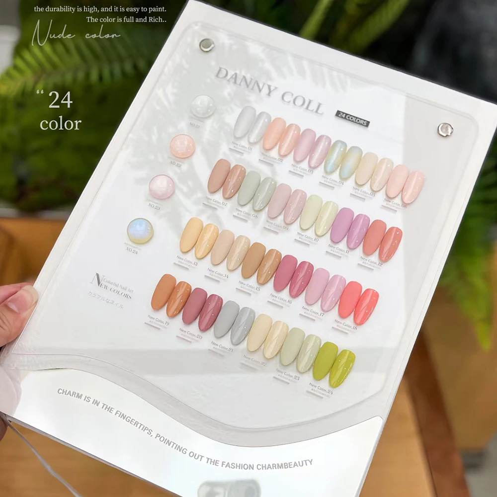 

24pcs/lot Spring Summer Ice Cream Gel Nail Polish Set Soak Off Macaron Color UV LED Varnishes Nail Art Candy Gel Polish 15ML