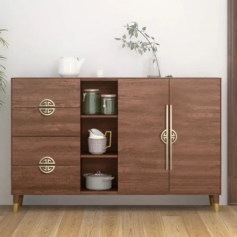 1 Stück Goldener Küchenschrank-Türgriff im Neuen Chinesischen Stil, Verlängerter Schuhschrank-Möbelbeschlag, Schlafzimmer-Kleiderschrank-Türgriff – Detail 4