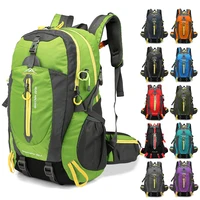 Mochila de viaje resistente al agua para hombre y mujer, bolsa de viaje para acampar, senderismo, portátil, mochila de día, Trekking, escalada, 40L