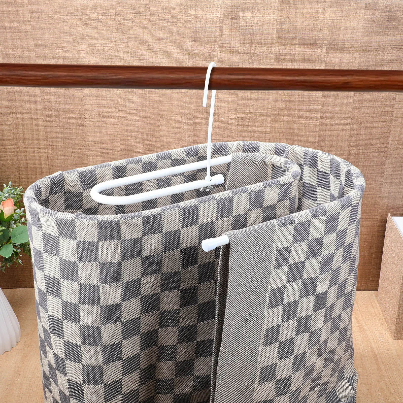 

Spiral Drying Rack Space Saving Heavy Duty Rotating Clothes Rack Quilt Blanket Organizer Balcony Laundry Hanger