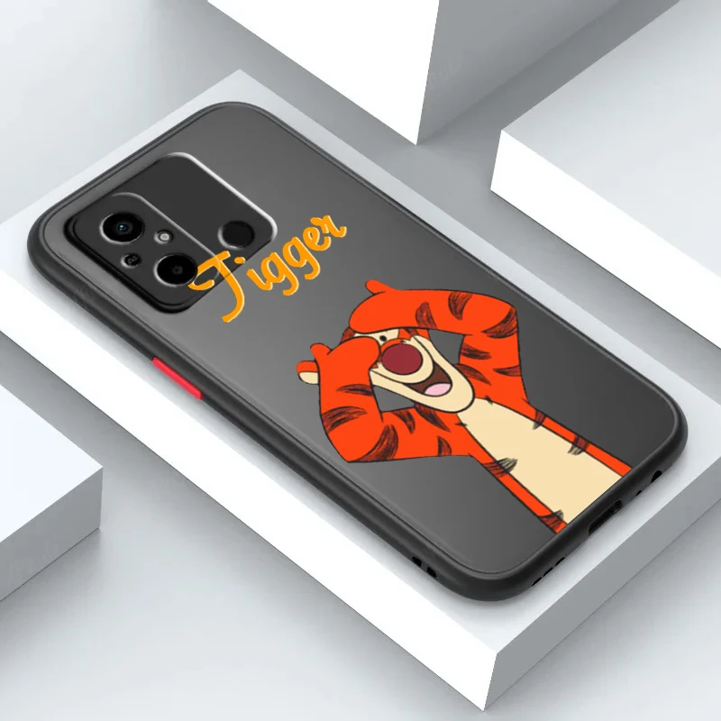 Anime Winnie The Pooh For Xiaomi Redmi 12 12C 10 11A 10X 10C 9C 9A 9AT 9 8A 8 Frosted Translucent Hard Phone Case Phone Case image 6