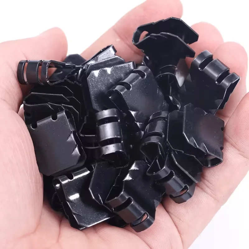 24/30pcs U Shaped Car Fender Buckle Splash Guards Wheel Arches Bumper Panels Fasteners Clips for Motorcycle Automotive Accessory