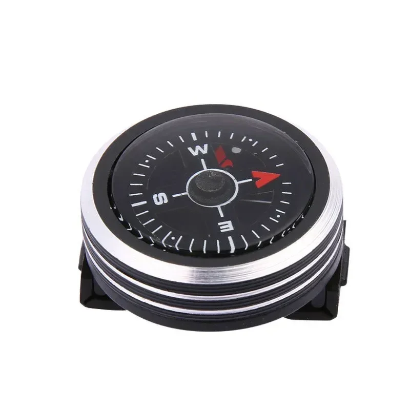 

Mini Watch Strap Button Compass for Paracord Bracelet Survival Mini Pocket Compass Outdoor Hiking Camping Accessories Tools