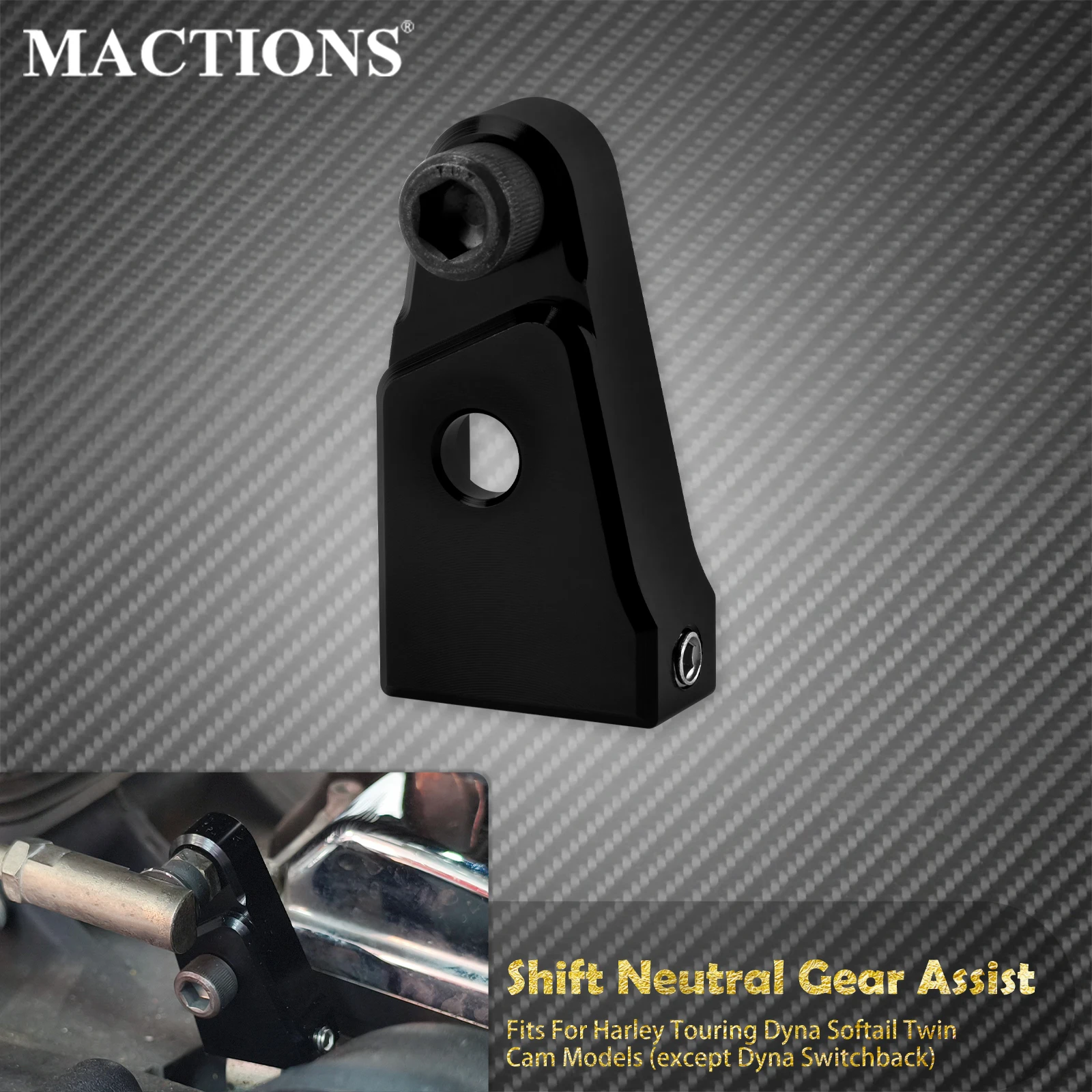 

Motorcycle Shift Neutral Gear Aluminium Assist Kit For Harley Twin Cam Dyna Softail Fatboy Touring Electra Street Glide FLHR