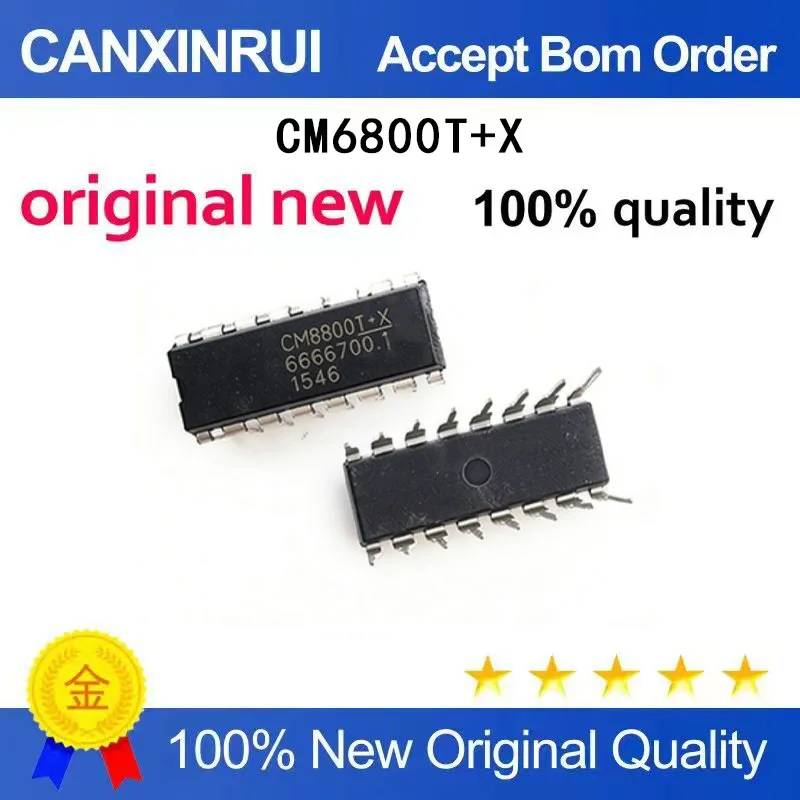 (5-100 Pieces) Brand new original CM6800T+X CM6800TX power chip directly inserted DIP16