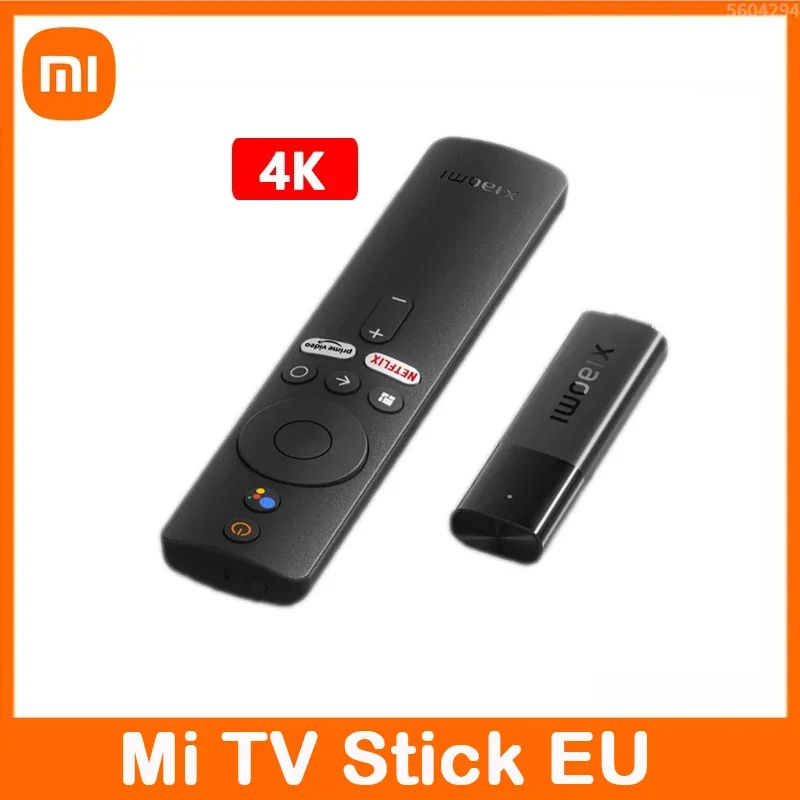 

IN STOCK Xiaomi Mi TV Stick 4K Android 9.0 Ultra HD Streaming Media Player Google Cortex-A53 Quad Core 2GB+8GB Set Top Box