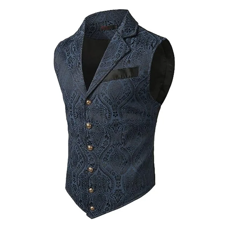 Men's Suit Vest Lapel Suit Vest Slim Fit, Casual Formal Business , Retro New
