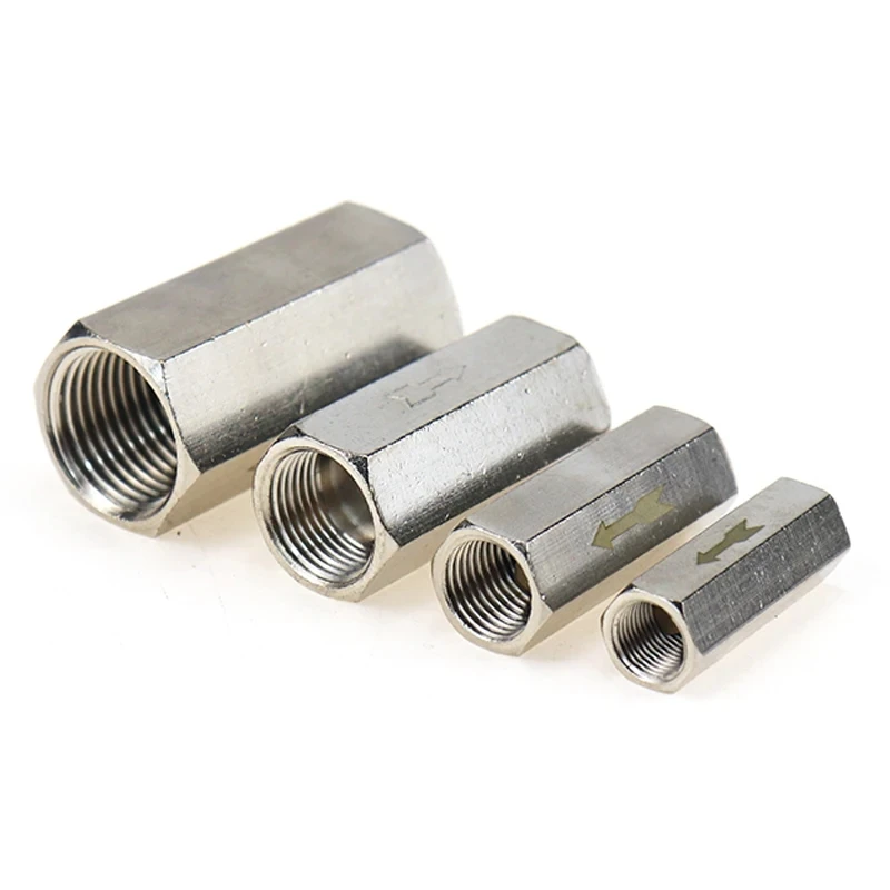 Électrovanne Pneumatic Check Valve Connector 6mm 8mm 10mm 12mm Air Hose Gas One Way Valve 1/8\ Gaz et carburant — détail 3
