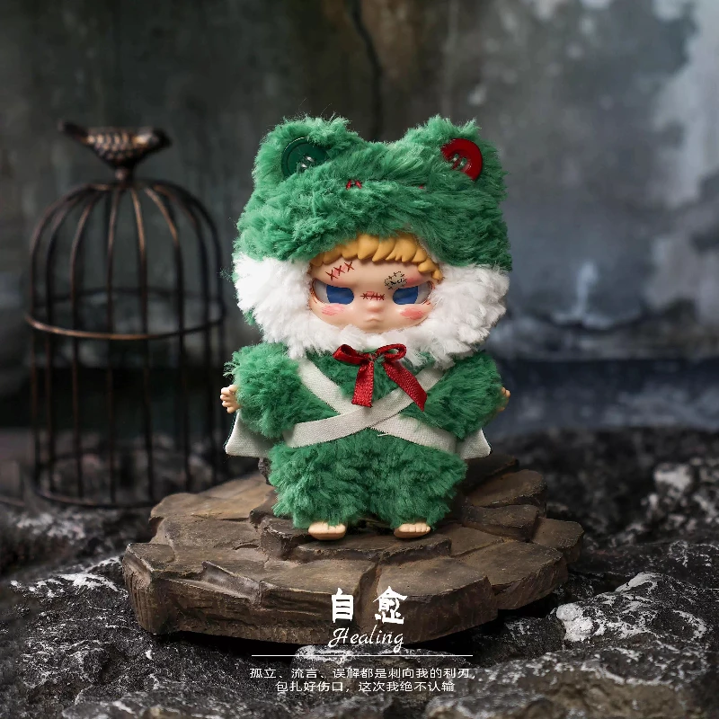 سيئة طفل كيبو خائن الجنة سلسلة أصيلة الفينيل ألعاب من نسيج مخملي العصرية صندوق أعمى معلقة هدية صندوق غامض تحصيل دمية هدية #4