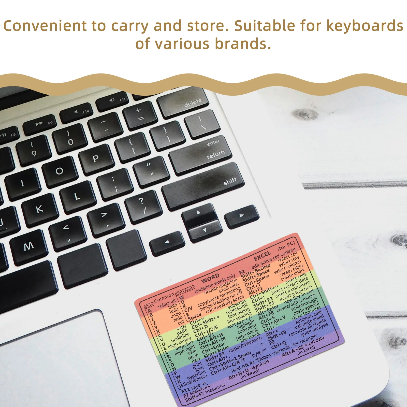 4 Sheets Key Stickers Laptop Decals Net Fastener Vintage Computer Supply Replaceable Accessory Miss