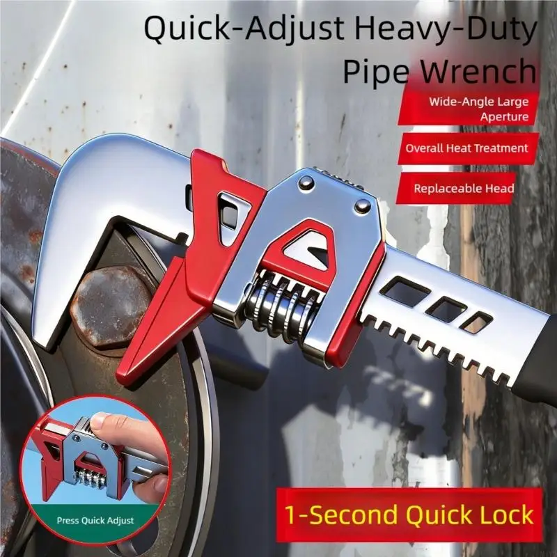 

Аппаратный инструмент Плоскогубцы для труб Инструмент для обслуживания труб С большим отверстием Сверхмощные трубные клещи ключ