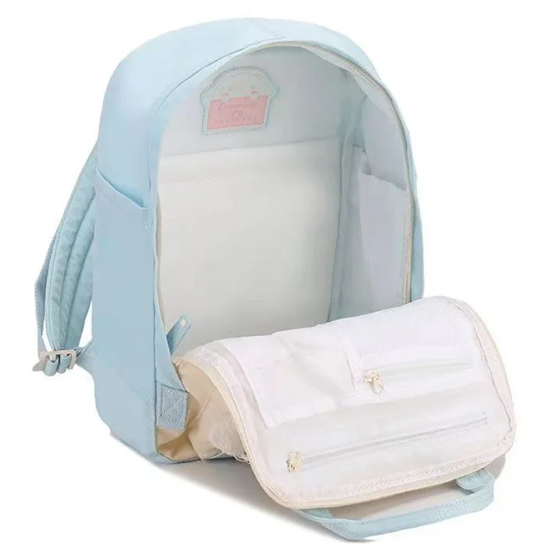 Sanrio New Donut Cinnamoroll School Bag Large Capacity Cartoon Anime Backpack Student Multifunctional Computer School Bag