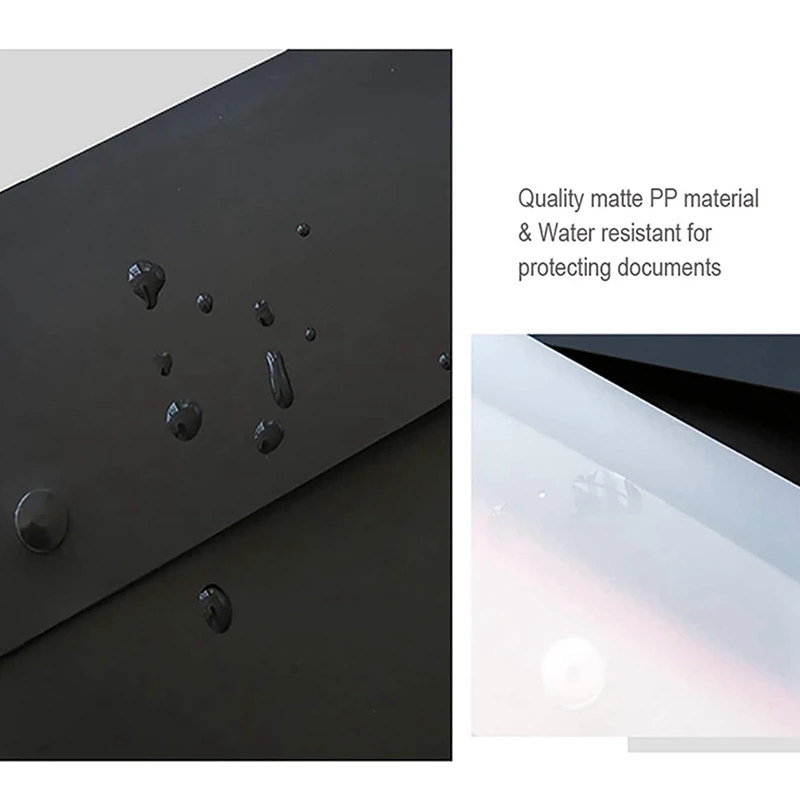 مجلد بلاستيكي مع إغلاق سريع ، ملف مسطح ، منظم أحرف ، ملف مسطح ، 10 شبكات ، جيب ، 10 مجلد