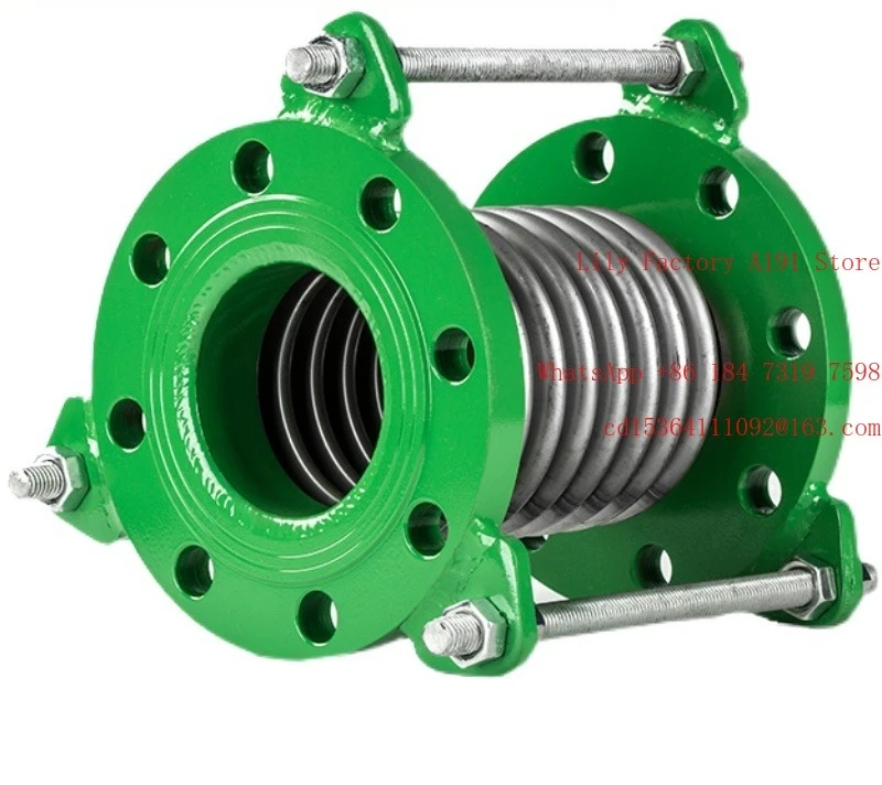 

Stainless steel compensator 304 vacuum corrugated pipe DN50/100/200 metal flange expansion joint expansion joint