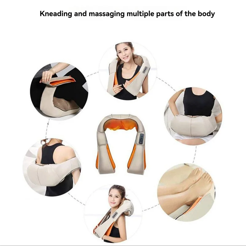 

【B07R】Red-Hot Массажер для шеи и поясницы с подогревом для массажера для шеи и спины и плеч