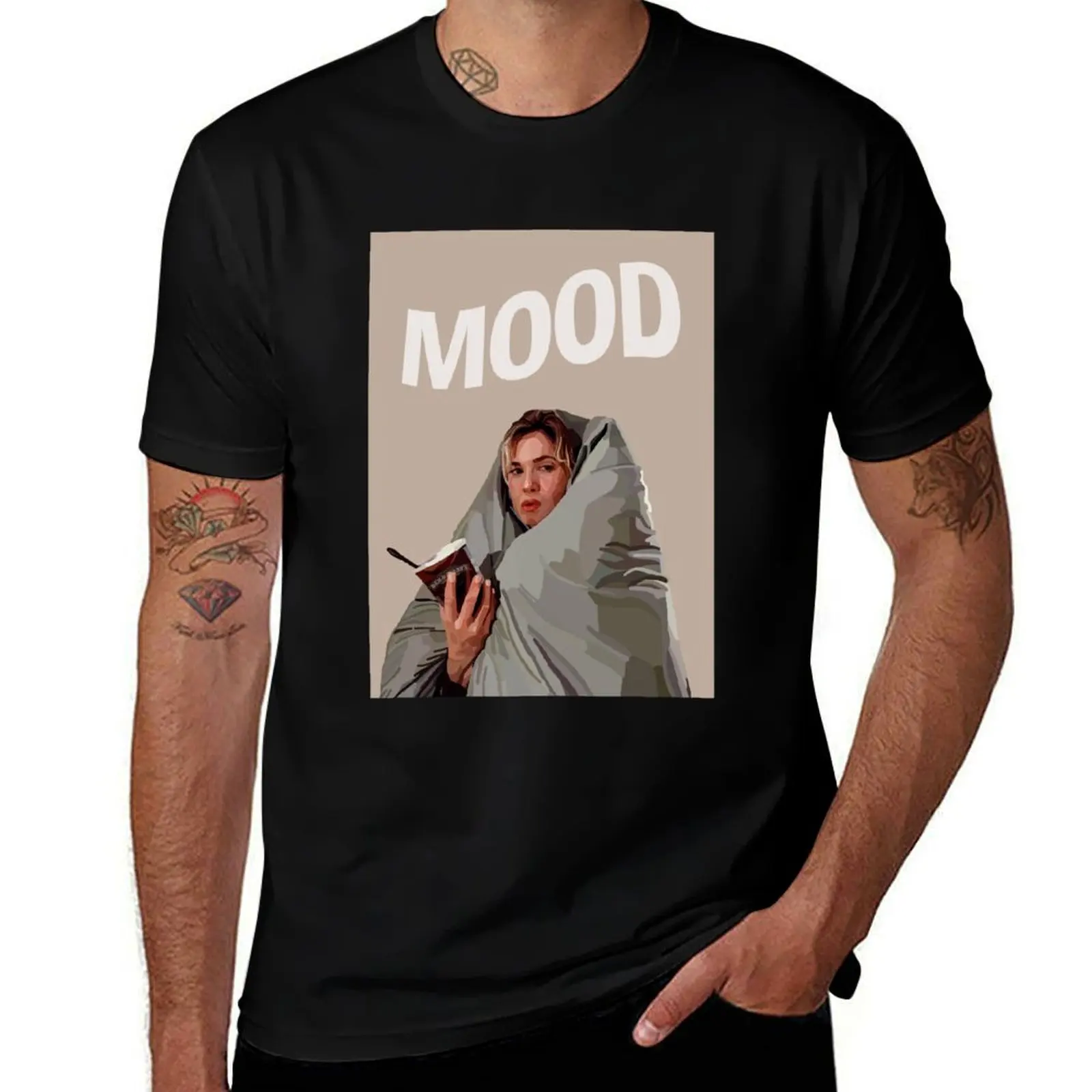 Bridget Jones Mood T-Shirt Basic Simple Casual Short Sleeve Tee