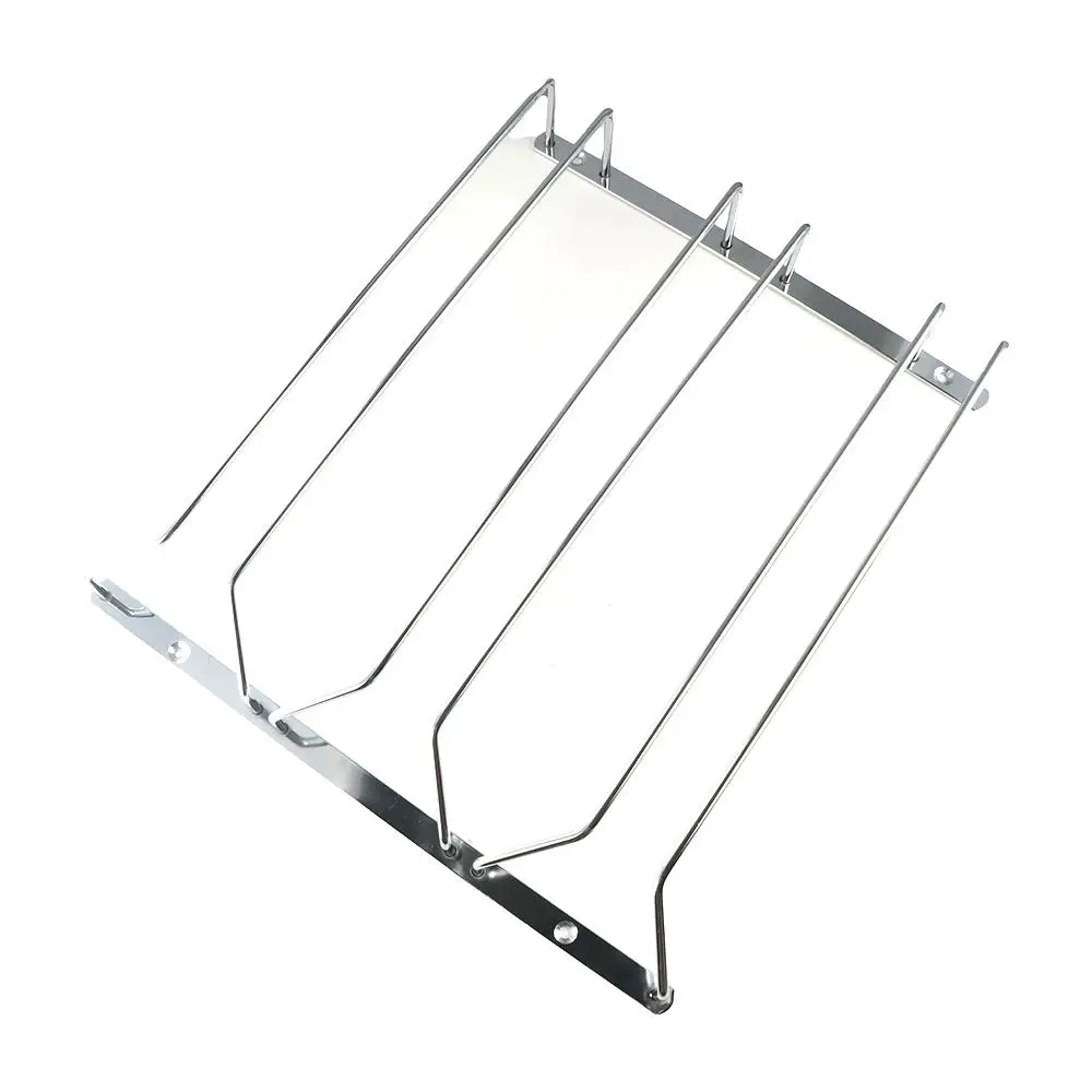 الإبداعية 1 قطعة صف مزدوج صف واحد الجدار الشنق متعددة الحجم كأس حامل كأس للنبيذ رف الزجاج حامل النبيذ الرف #4