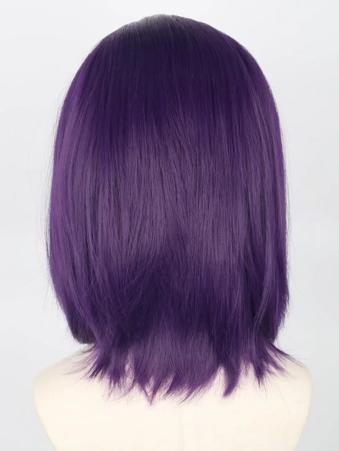 Raven Cosplay perruques femmes Raven super-héros violet court Bob perruques droites perruques de cheveux synthétiques pour Halloween Costume fête A