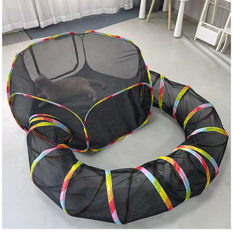 Foldable Pet Tunnel Play Set 6