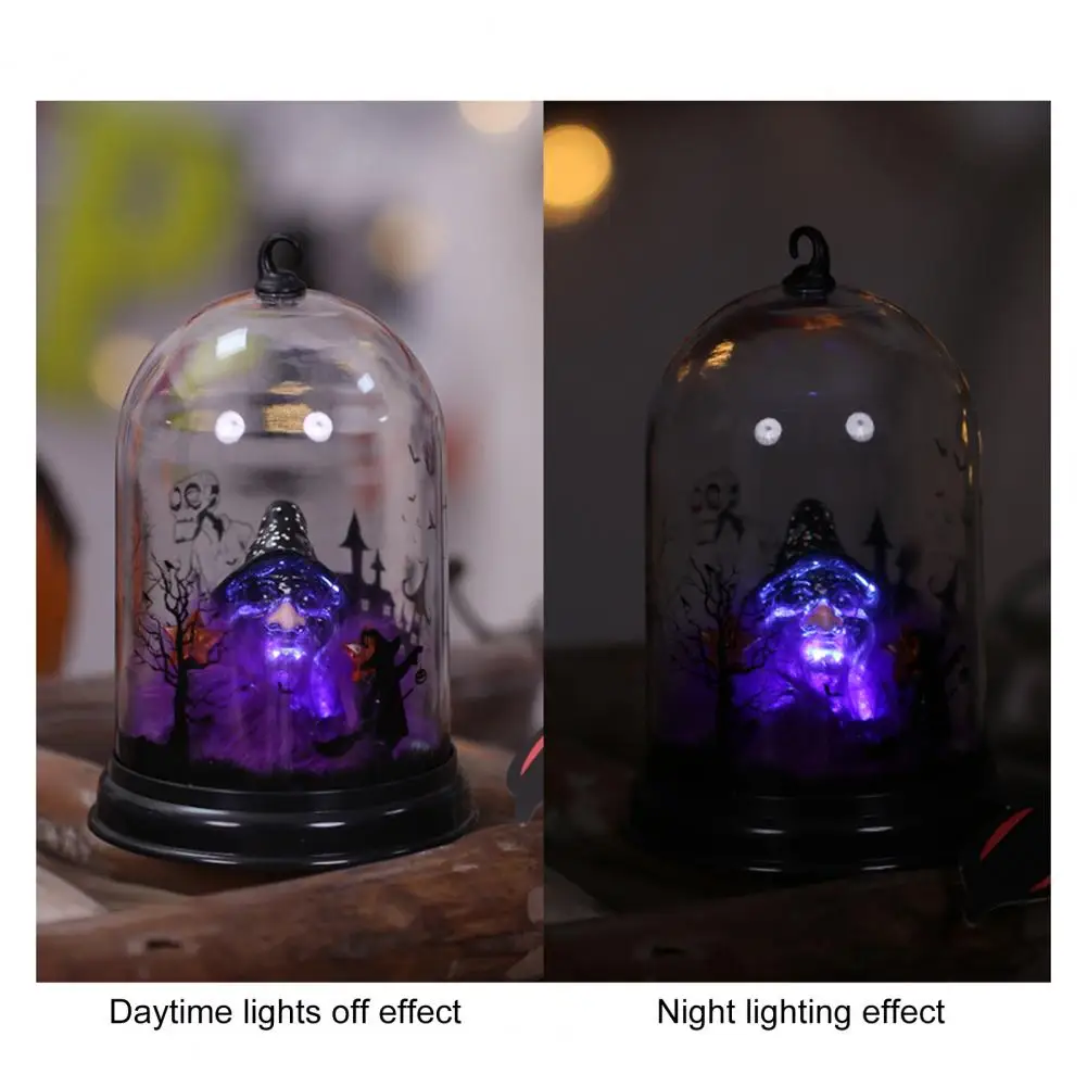 Attractive Halloween Decorations Led Halloween Pumpkin Lantern Night Light Outdoor Decor Lamp A Jar with Skull Cat for Theme