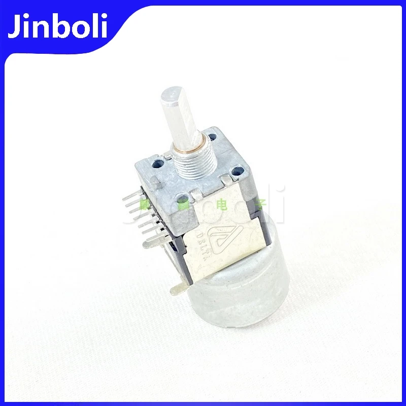 1PCS B10K×2 Remote Control Motor Potentiometer Single Row 8Pins Power Amplifier Audio Volume Control