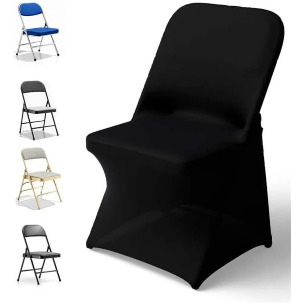 

30 Pack Spandex Chair Covers - Elastic Universal Fit for Dining Chairs, Ideal for Weddings, Parties, Banquets, and Events