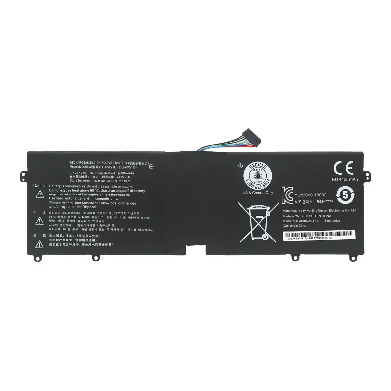 7.7V 34.61Wh LBP7221E  Battery for LG 13Z940 13ZD940-GX58K 14Z950 EAC62198201 13ZD940 14ZD960-GX5GK 15Z960 15Z975 LBG722VH