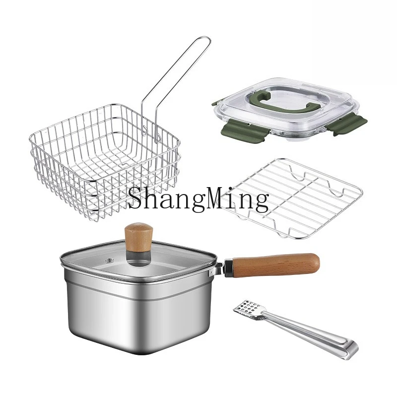

DSA stainless steel multi-function fryer crisper portable outdoor pot