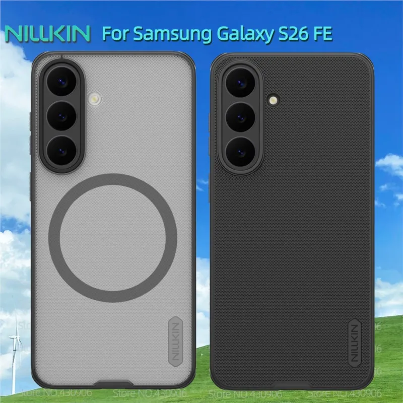NILLKIN For Samssung Galaxy S26 FE Case Fitted Case Magnetic Super Frosted Shield High Quality Matte PC Cover