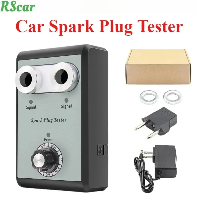 

Автомобильный тестер свечей зажигания, детектор с двумя тестовыми отверстиями для 12 В, бензиновые свечи зажигания, тестовые диагностические инструменты, анализатор шины