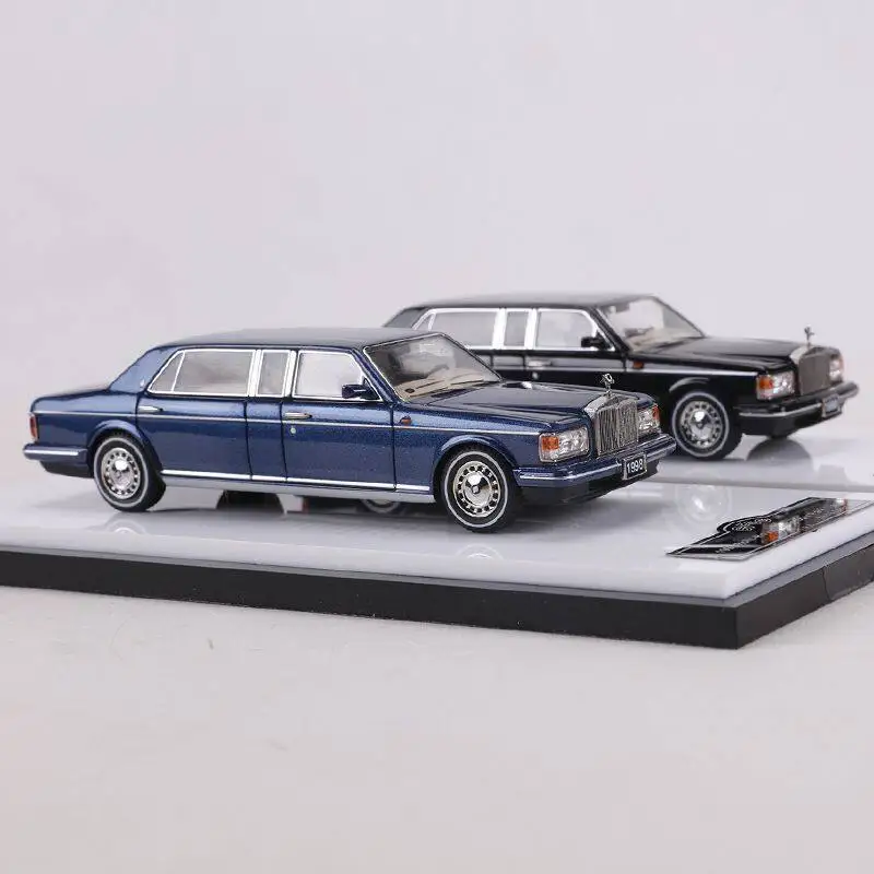 Diecast GFCC 1:64 Scale Silver Spur Extended Version Alloy Car Model