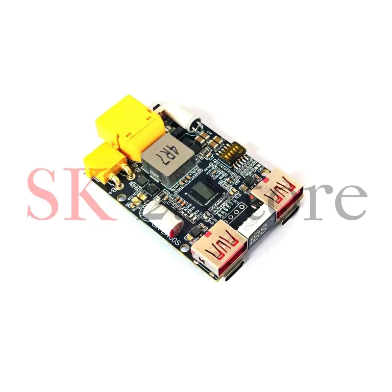 2-7 string 100W charging module fast charging mobile power supply lithium iron phosphate main board PD3.0 drone interface