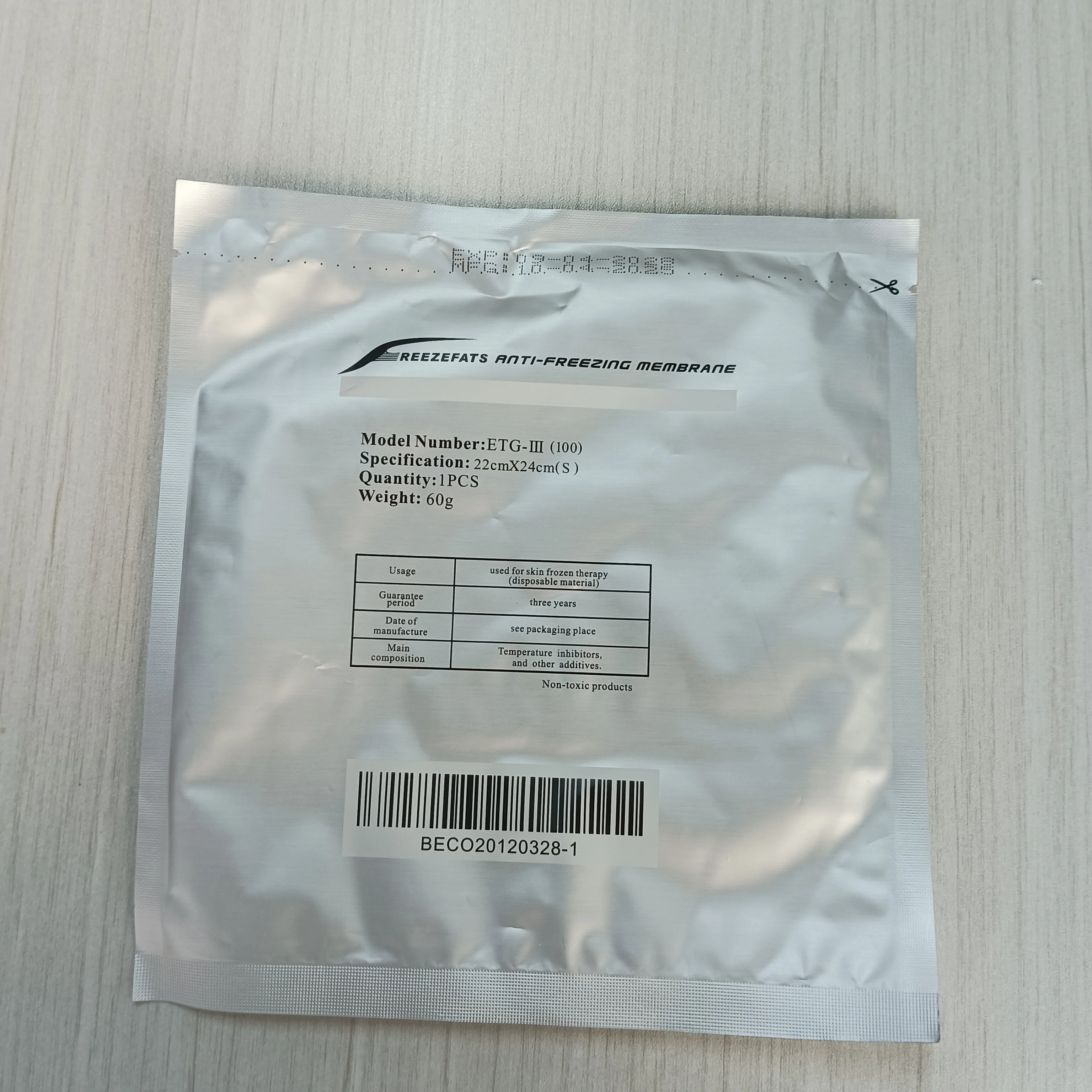 100% Effect New Arrival Lowest Price Anti freeze Membrane 27*30cm 34*42cm 28*28cm Antifreeze Membrane Cryo Pad for Cryolipolysis