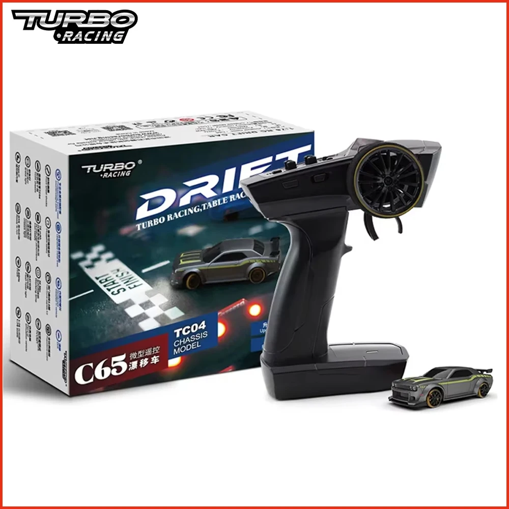 

Радиоуправляемая дрифт-машинка Turbo Racing C65 1:76 с полным пропорциональным управлением, гироскопом P21, 2.4 ГГц, 4-канальная, готовая к заезду (RTR), для детей и взрослых, в подарок