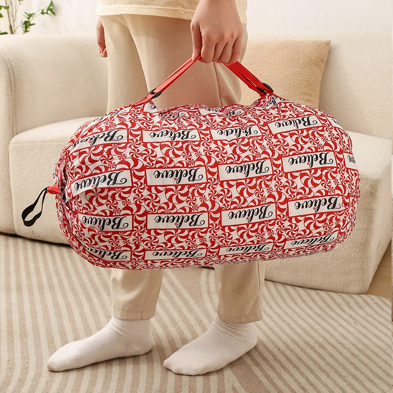 

Foldable Shopping Bag Space Save Reusable Supermarket Grocery Storage Shopping Bags Travel Beach Fitness Sports Bag For Clothes